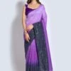 Purple Sequined Cocktail Saree -Riwaayat Store p2063sr07