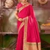 Pink Zari Woven Festive Wear Silk Saree -Riwaayat Store p2169sr04 1