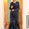 Blue Pre-Stitched Jacket Style Saree