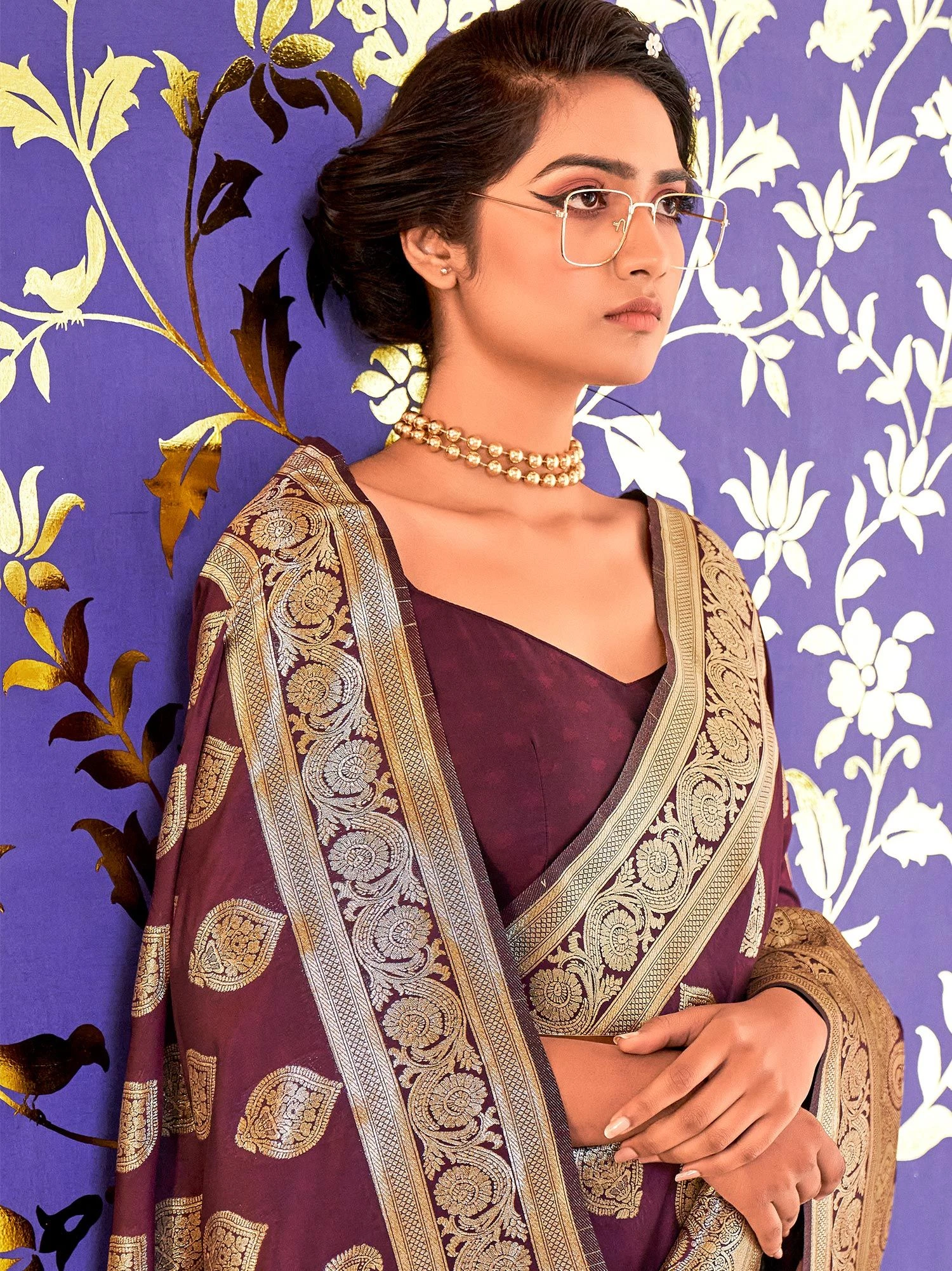 Multicolor Casual Handloom Silk Saree In Print 6 Multicolor Casual Handloom Silk Saree In Print - Image 4