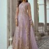 Purple Sequined Anarkali Salwar Suit In Net -Riwaayat Store p3051sl03