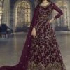 Purple Anarkali Suit With Heavy Zari Embroidery 2 Purple Anarkali Suit With Heavy Zari Embroidery -Riwaayat Store p3059sl02