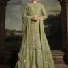 Sonal Chauhan Green Sharara Stye Salwar Kameez -Riwaayat Store p3120sl04