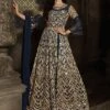 Sonal Chauhan Blue Zari Embroidered Anarkali Suit -Riwaayat Store p3120sl06