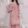 Pink Embroidered Pakistani Salwar Suit In Georgette 1 Pink Embroidered Pakistani Salwar Suit In Georgette -Riwaayat Store p3147sl01 3