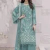 Blue Embroidered Palazzo Salwar Suit In Georgette -Riwaayat Store p3147sl02 3