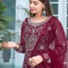 Maroon Zari Embroidered Anarkali Suit With Dupatta 2 Maroon Zari Embroidered Anarkali Suit With Dupatta -Riwaayat Store p3148sl03 1