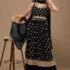 Black Georgette Suit In Palazzo Style -Riwaayat Store p3196sl05 2