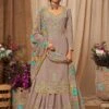 Grey Pakistani Salwar Kameez With Dupatta -Riwaayat Store p3197sl02 2