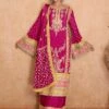 Pink Wedding Salwar Kameez In Palazzo Style -Riwaayat Store p3200sl02 1
