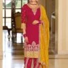 Pink Patiala Styled Salwar Suit With Dupatta -Riwaayat Store p3232sl01