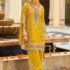 Yellow Gota Patti Augmented Salwar Kameez -Riwaayat Store p3235sl01