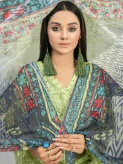 Olive Green Casual Wear Cotton Salwar Suit -Riwaayat Store p3247sl02 1