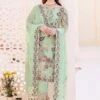 Green Pant Suit In Thread Work Embroidery -Riwaayat Store p3248sl02