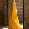 Yellow Zari Augmented Sharara Suit In Georgette 1 Yellow Zari Augmented Sharara Suit In Georgette -Riwaayat Store p3266sl03 1