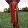 Red Party Wear Salwar Kameez In Silk Weaving -Riwaayat Store p3266sl11