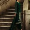 Dark Green Palazzo Style Printed Salwar Suit In Silk -Riwaayat Store p3266sl17