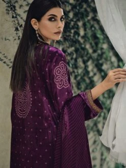 Purple Zari Yoke Augmented Palazzo Suit In Velvet -Riwaayat Store p3271sl04 2