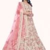 Off White Embroidered Lehenga Choli In Net -Riwaayat Store p4017lc01