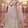 Purple Designer Net Lehenga Choli With Embroidery -Riwaayat Store p4020lc06