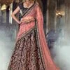 Purple Thread Embroidered Silk Lehenga Choli -Riwaayat Store p4042lc05