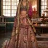 Golden Wedding Wear Designer Lehenga In Silk -Riwaayat Store p4081lc07