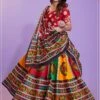 Multicolor Cotton Chaniya Choli With Prints -Riwaayat Store p4096lc02