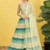 Green Festive Lehenga Choli With Dupatta -Riwaayat Store p4097lc06