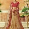 Golden Zari Weaving Lehenga Choli With Dupatta -Riwaayat Store p4114lc11