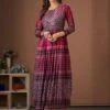 Pink Party Wear Kurti In Cotton -Riwaayat Store p5010in06