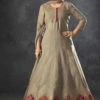 Grey Color Anarkali Salwar Suit. -Riwaayat Store p586776