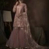 Soft Net In Purple Colour Women Sharara Salwar Suit. 2 Soft Net In Purple Colour Women Sharara Salwar Suit. -Riwaayat Store prc1037