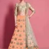 Art Silk Lehenga Choli In Orange Colour. -Riwaayat Store prc1429