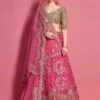 Magenta Colour Art Silk Wedding Lehenga Choli. 2 Magenta Colour Art Silk Wedding Lehenga Choli. -Riwaayat Store prc1431