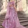 Pink Colour Net Wedding Lehenga Choli. -Riwaayat Store prc1611