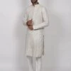 Elegant Off White Colour Linen Fabric Men's Kurta Pajama. -Riwaayat Store prc2068