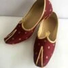 Maroon Colour Mojari Shoes For Groom. -Riwaayat Store prc2150