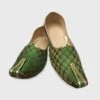 Green Colour Men's Mojari Shoes. -Riwaayat Store prc2165