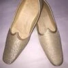 Cream,Golden Colour Mojari For Wedding. -Riwaayat Store prc2166