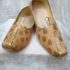 Golden Colour Mojari Shoes Men's. -Riwaayat Store prc2172