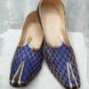 Royal Blue Colour Wedding Mojari. -Riwaayat Store prc2182
