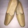 Golden Colour Mojari Shoes For Groom. -Riwaayat Store prc2184