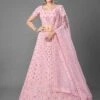 Pink Colour Indian Designer Lehenga In Georgette Fabric. -Riwaayat Store prc2509