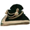 Dark Green Colour Velvet Fabric Groom Wedding Turban. -Riwaayat Store prc3512