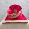 Rani Pink Colour Velvet Fabric Men's Turban. -Riwaayat Store prc3525