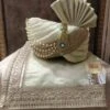 Silk Fabric Groom Turban Pista Green Colour. -Riwaayat Store prc3533