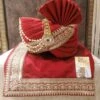 Maroon Colour Silk Fabric Indian Wedding Turban. -Riwaayat Store prc3535