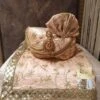Peach Colour Wedding Turban Silk Fabric. -Riwaayat Store prc3539