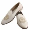 Off White Colour Mens Party Wear Shoes In Leather,Rexine Fabric. -Riwaayat Store prc3583