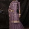 Purple Colour Net Designer Salwar Suit. -Riwaayat Store prc3754